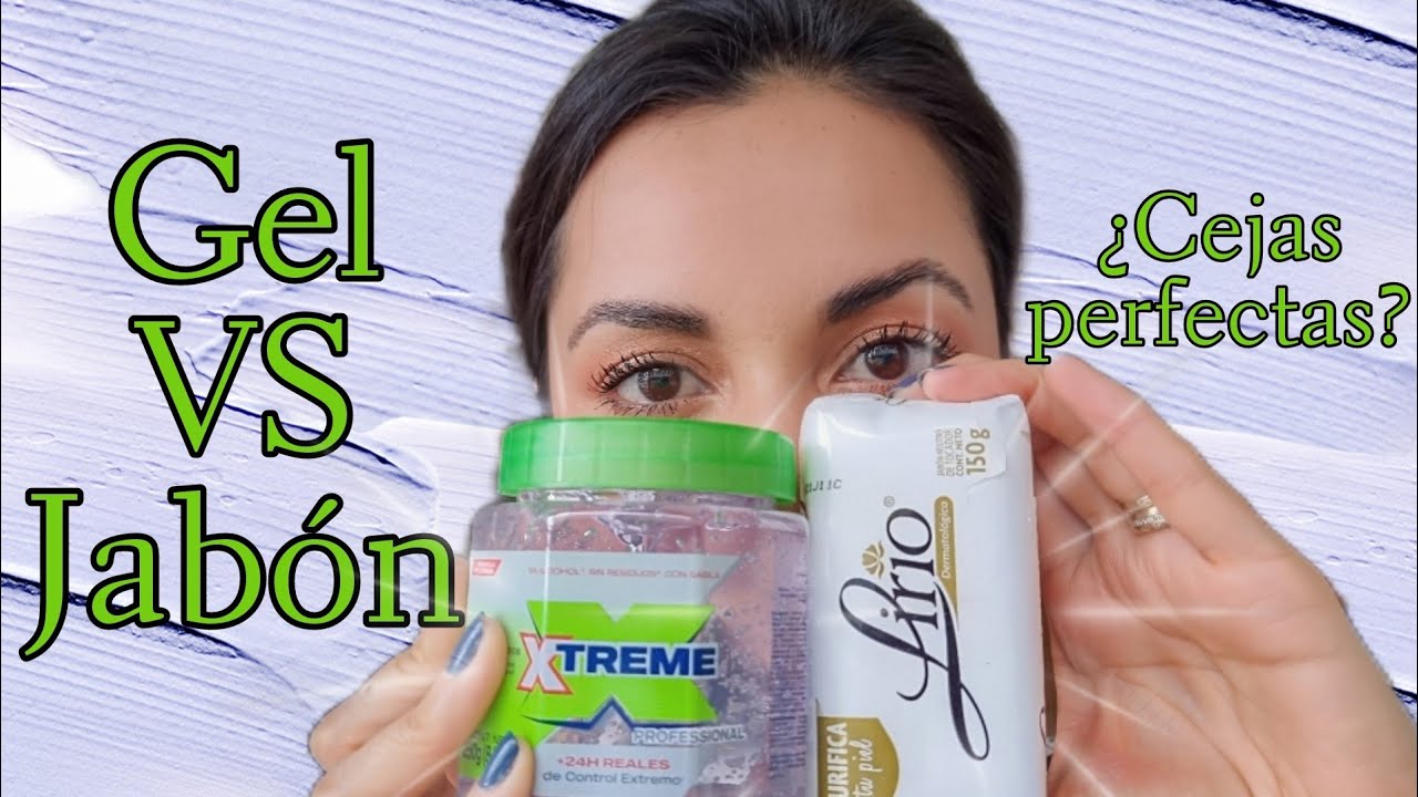 ¿GEL PARA EL PELO EN LAS CEJAS?
