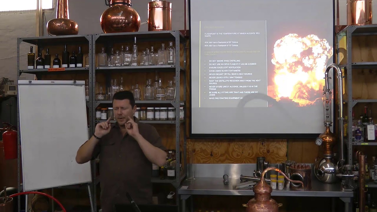 Safety during Distillation