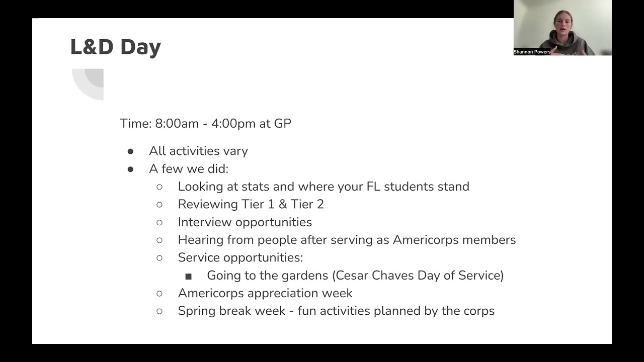 A Day In The Life of a City Year AmeriCorps Member