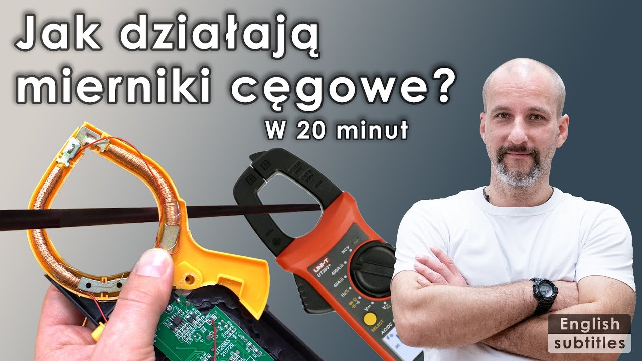 Metrologia - Jak działa miernik (multimetr) cęgowy? Budowa i zasada działania [clampmeter].