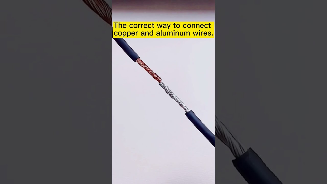 Aluminum wire and copper wire