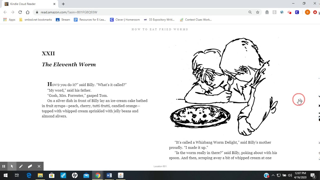 How to Eat Fried Worms: Chapters 20-33