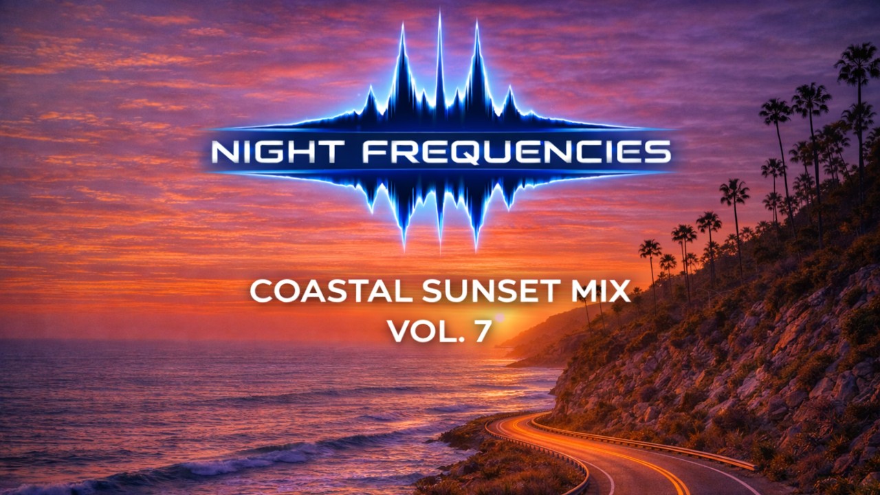 Night Frequencies – Coastal Sunset Mix Vol. 07 | Electronic Music for Night Drive, Chill out & Relax