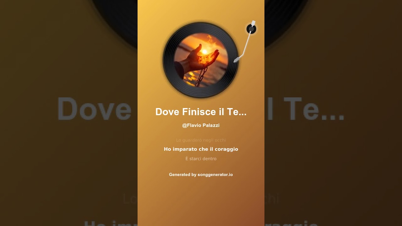 Dove Finisce il Tempo