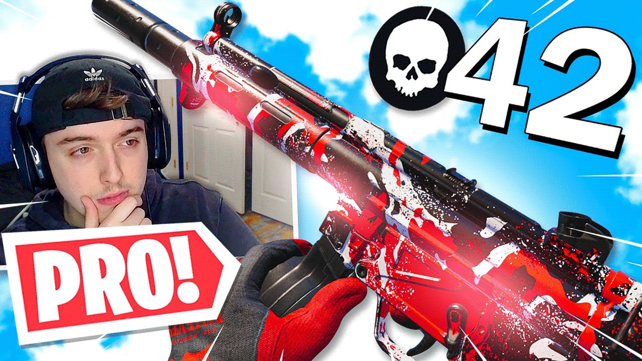*42 KILLS* w/ PRO PLAYER MP5 in SEASON 3! (BEST MP5 CLASS SETUP in WARZONE)