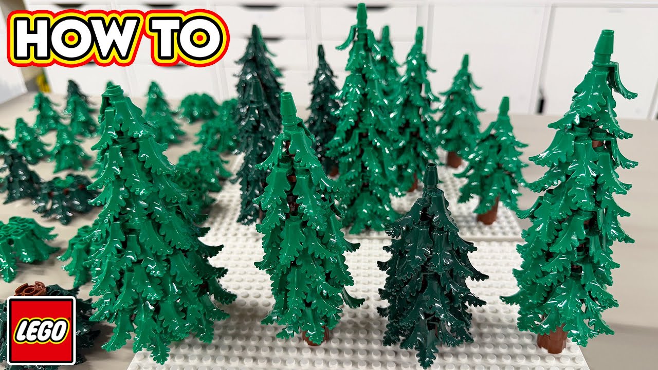 LEGO Pine Tree Tutorial