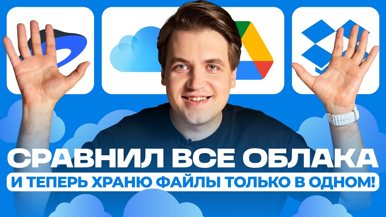 Какое облако выбрать в 2025? Яндекс.Диск vs Google Drive vs iCloud vs Dropbox