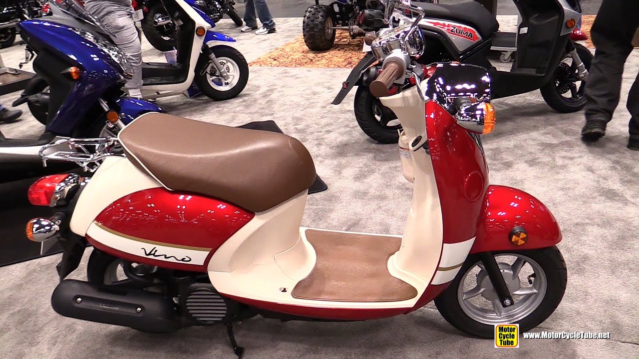 2015 Yamaha Vino Classic 50cc Scooter - Walkaround - 2014 New York Motorcycle Show