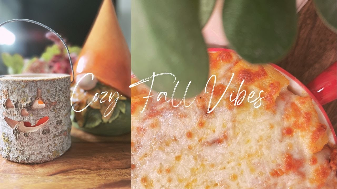 🍂 Cozy Autumn Day in Sweden | Macaroni Lasagne Recipe + Halloween Haul 🎃
