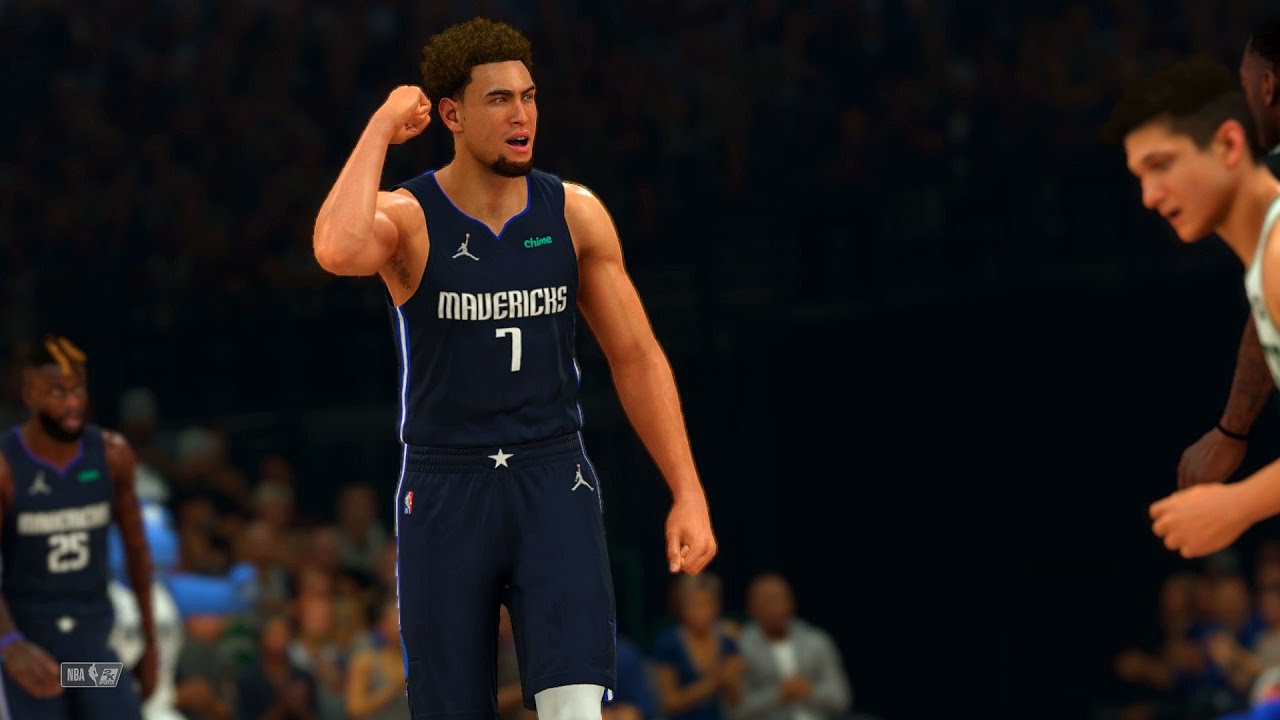 NBA 2K22 - Milwaukee Bucks vs. Dallas Mavericks [1080p 60 FPS]