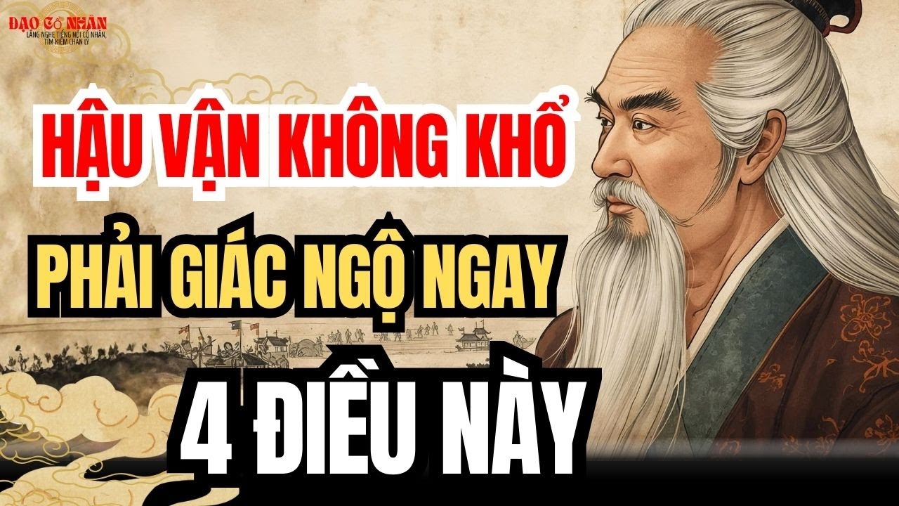 4 Điều Phải Giác Ngộ Nếu Muốn Hậu Vận Không Khổ | Triết lý cổ nhân