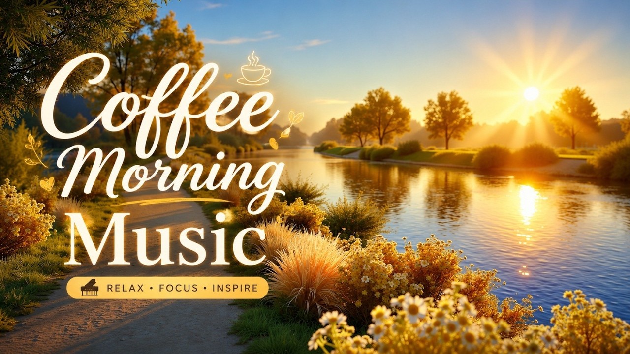Coffee Morning Music | Fresh Morning Instrumentals | Positive Piano Music for Good Vibes