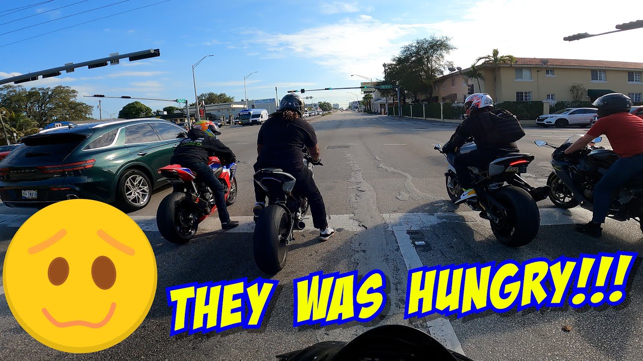 Racing To Get TACO'S [Yamaha R1, S1000RR, CBR1000RRR, V4SP2, ZX6R, V4S] [Miami Series Part 1]
