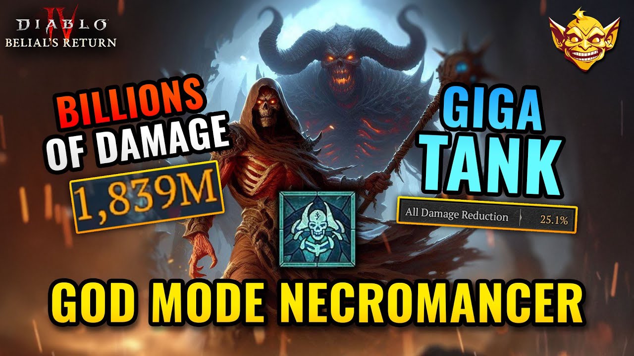 Diablo 4 Necromancer Minions Destroy Everything With Ease | Season 8 Build Guide