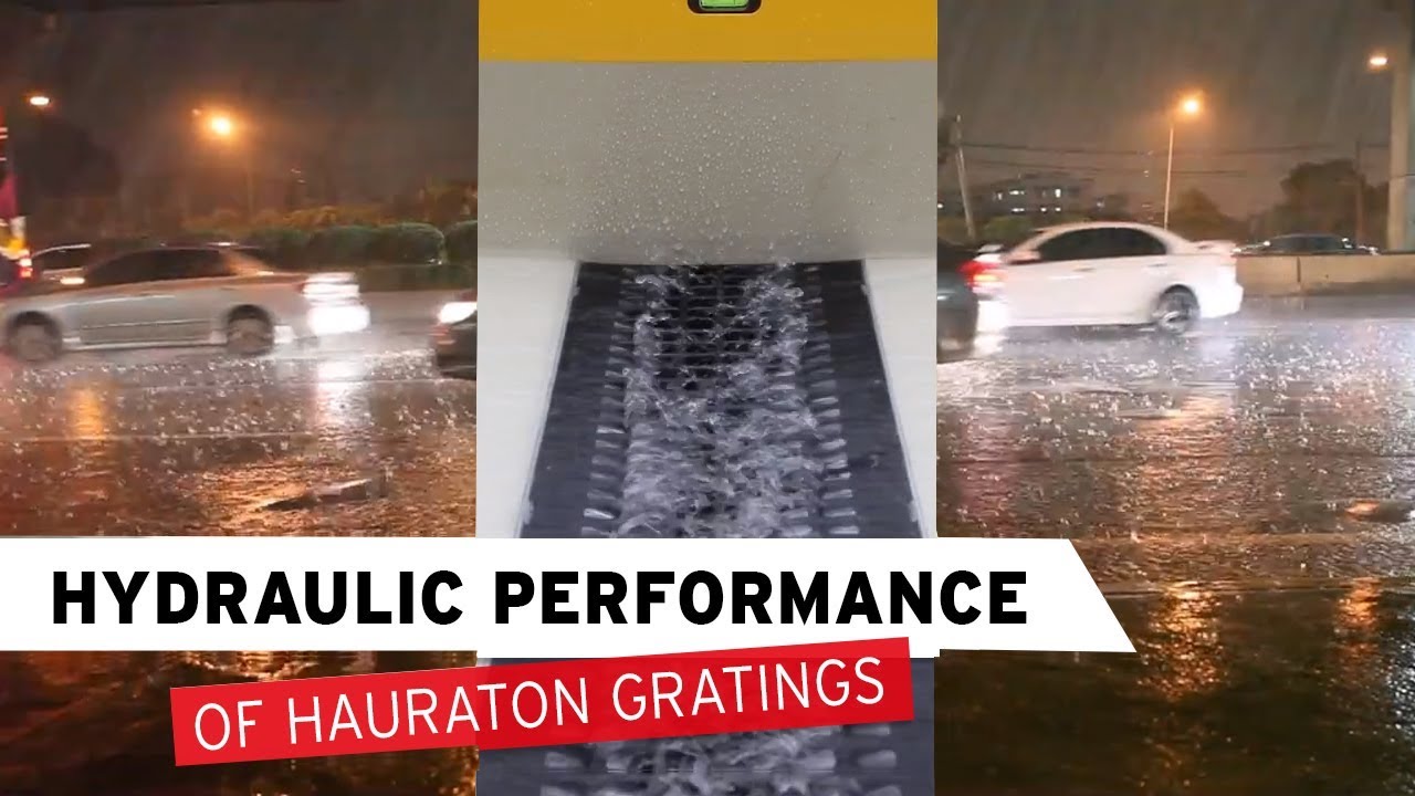 💦 Hydraulic Performance of HAURATON Gratings | The Rain Test 💦