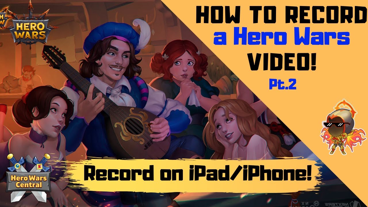 Hero Wars |  How to Record Hero Wars on an iPad or iPhone!
