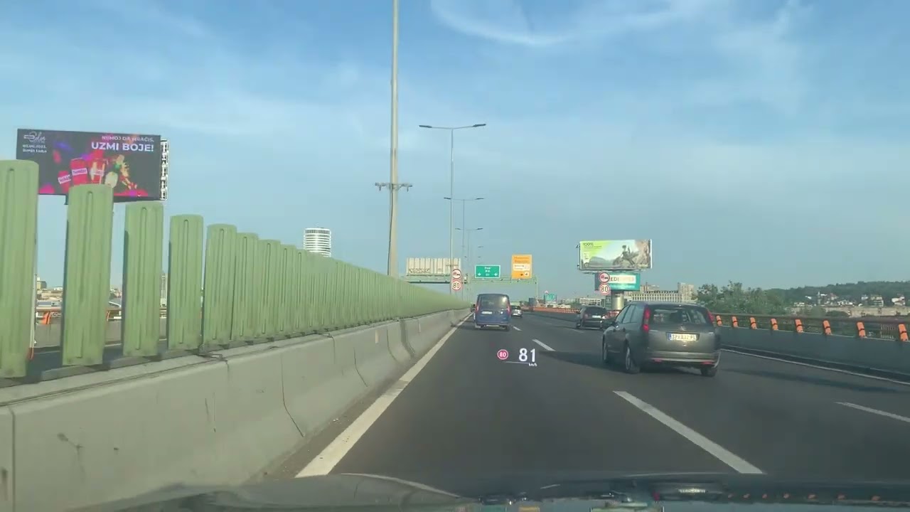 Beograd, vožnja, Omladinskih brigada - Maksima Gorkog