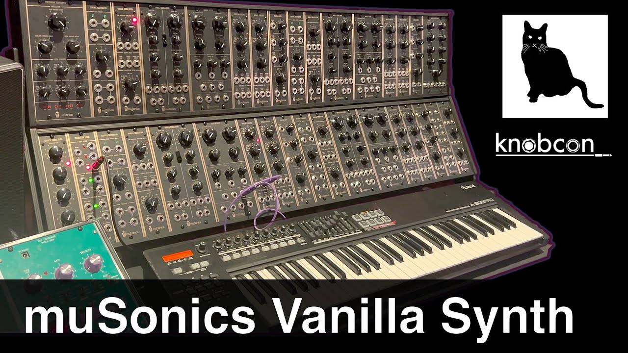 Experience the massive muSonics Four-Voice Vanilla Synth! #Knobcon