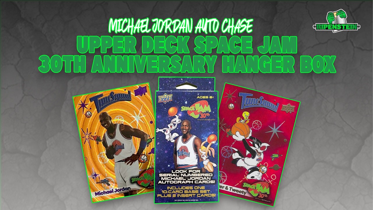 MJ Auto Hunt! Space Jam 30th Anniversary Hanger Box Break | Ripenstein