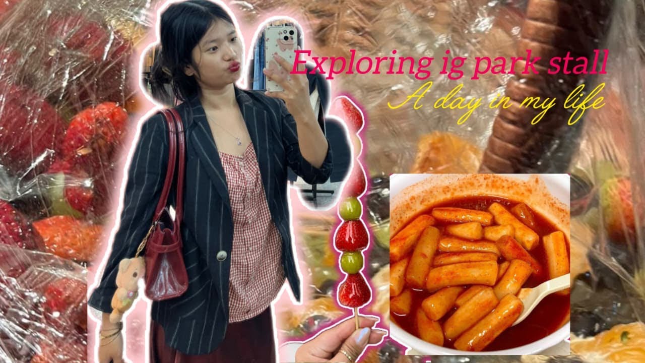 A day in my life🛵🌸 | Arunachal Pradesh | explore ig park stall |