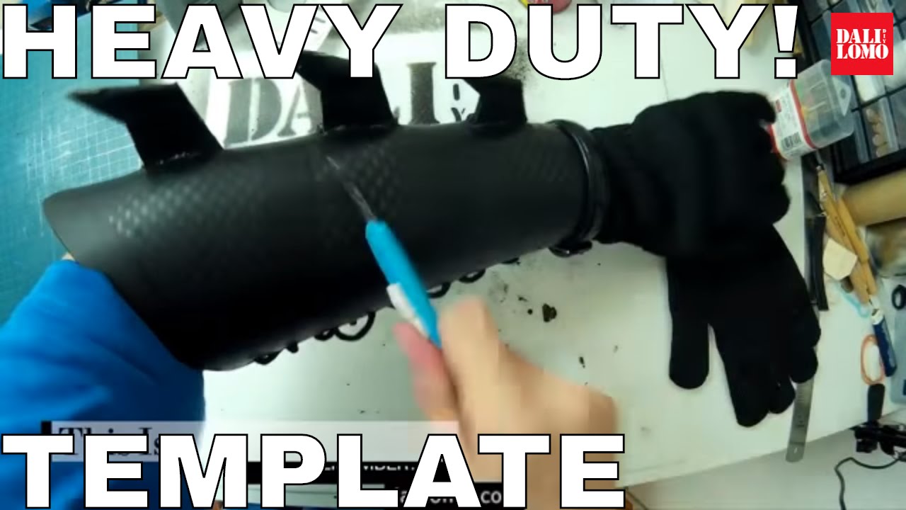 DIY Batman: Gauntlet - Heavy Duty Rubber (Samurai Ninja Inspired) Cosplay How to