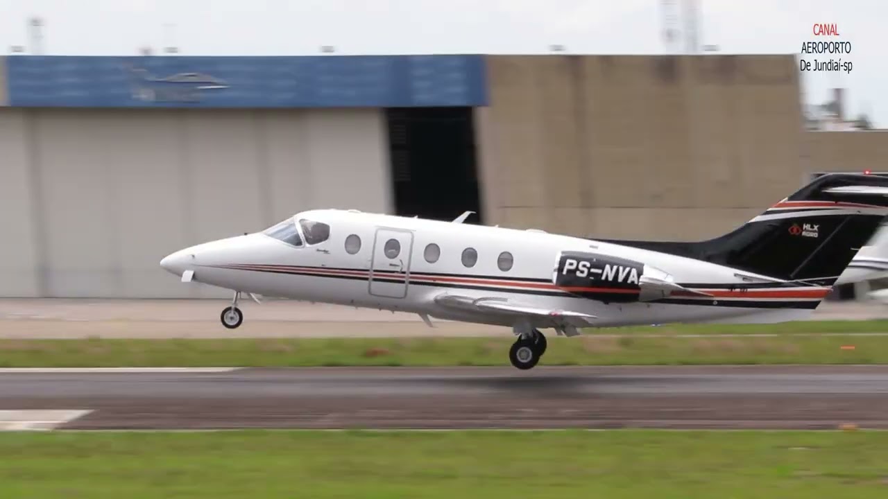 Hawker 400 NVA Pouso SBJD 