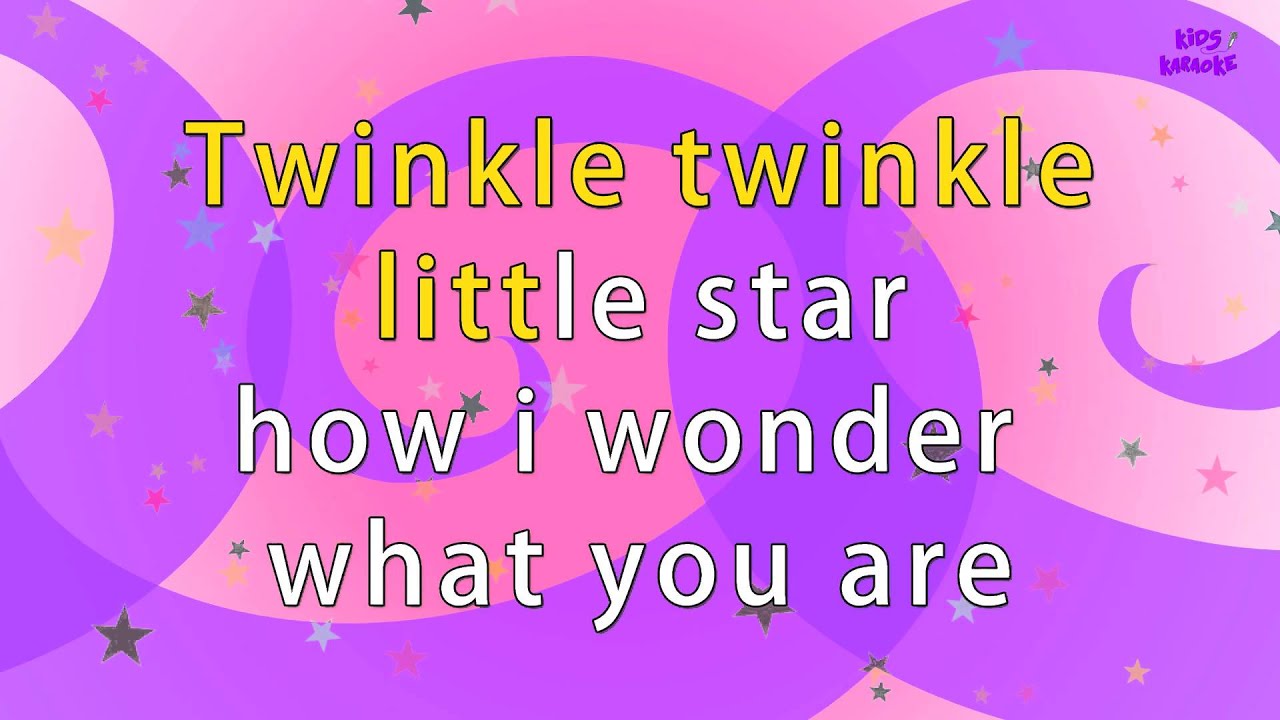 Karaoke  Rhymes | Twinkle Twinkle Little Star