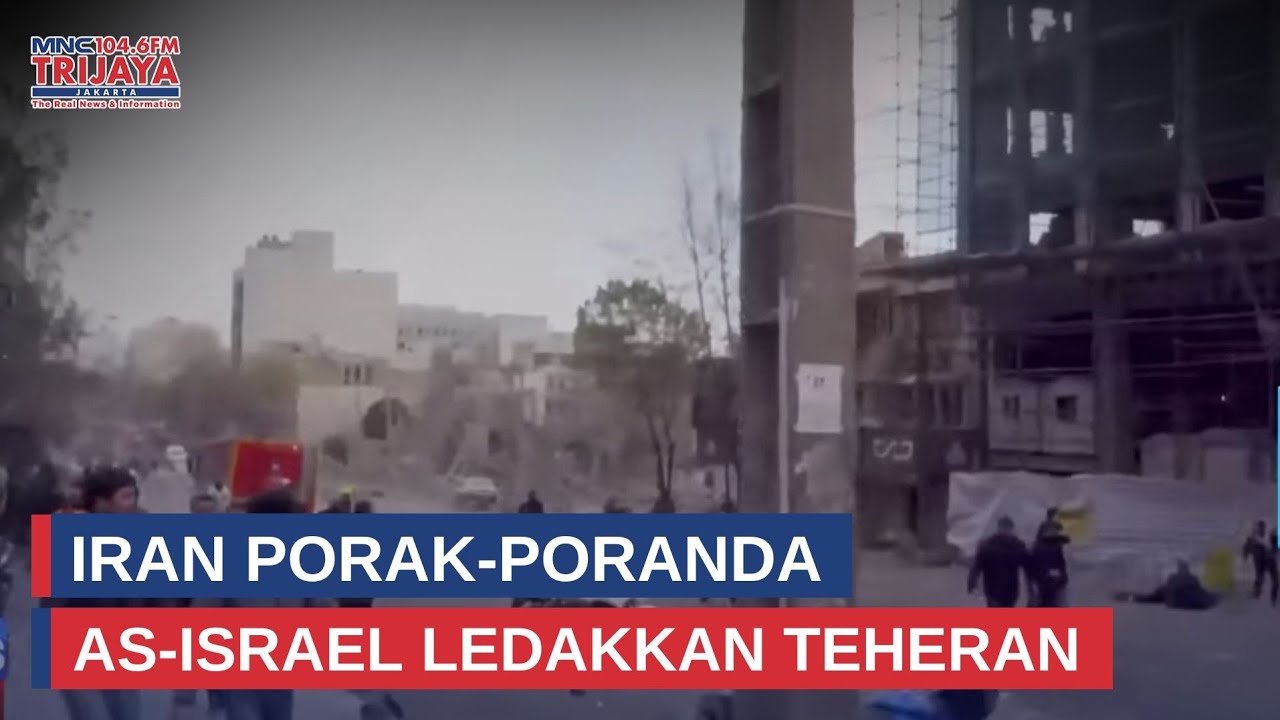 Iran Porak-poranda! Serangan AS–Israel Hantam Teheran, Ledakan Beruntun | Trijaya Update