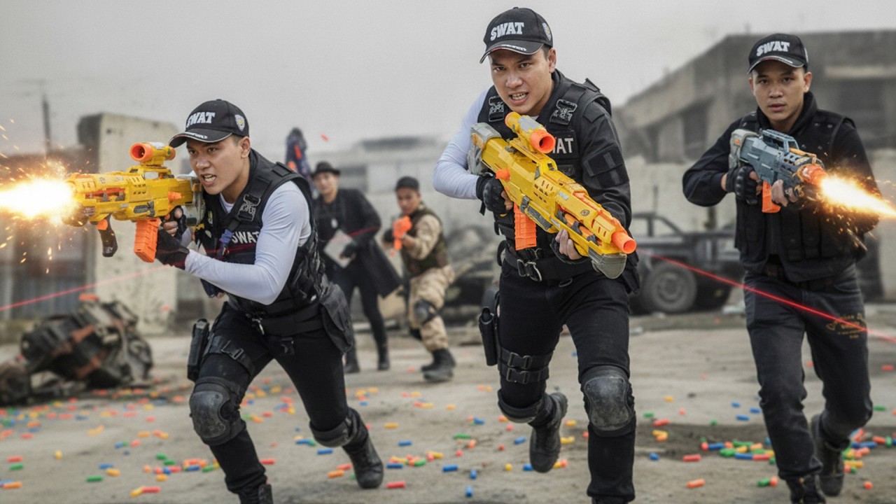 NERF WAR SEAL X: Элитный отряд SEAL X проникает на базу противника для дерзкого спасения бластеро...