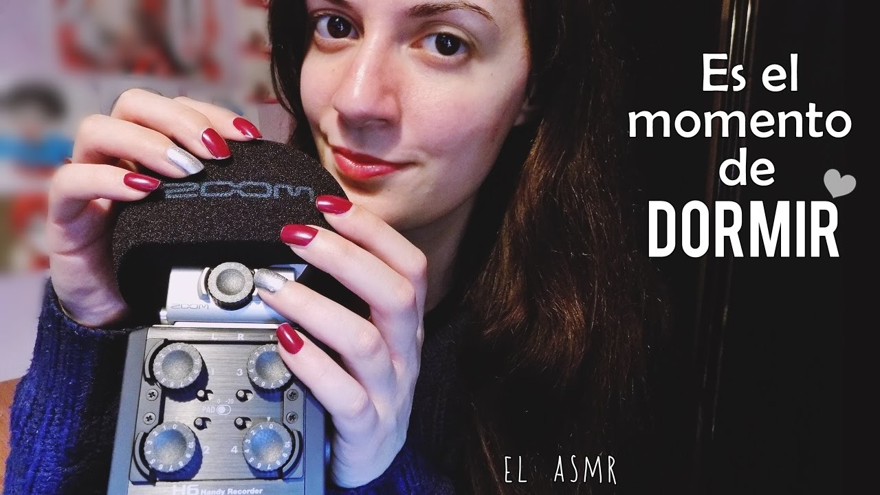 ♡ASMR espa&ntilde;ol♡ ES EL MOMENTO DE DORMIR!❤ (sonidos cosquillosos)