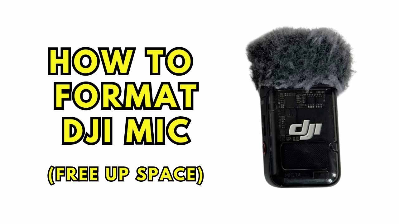 Как отформатировать передатчик DJI Mic 2 (освободить место)