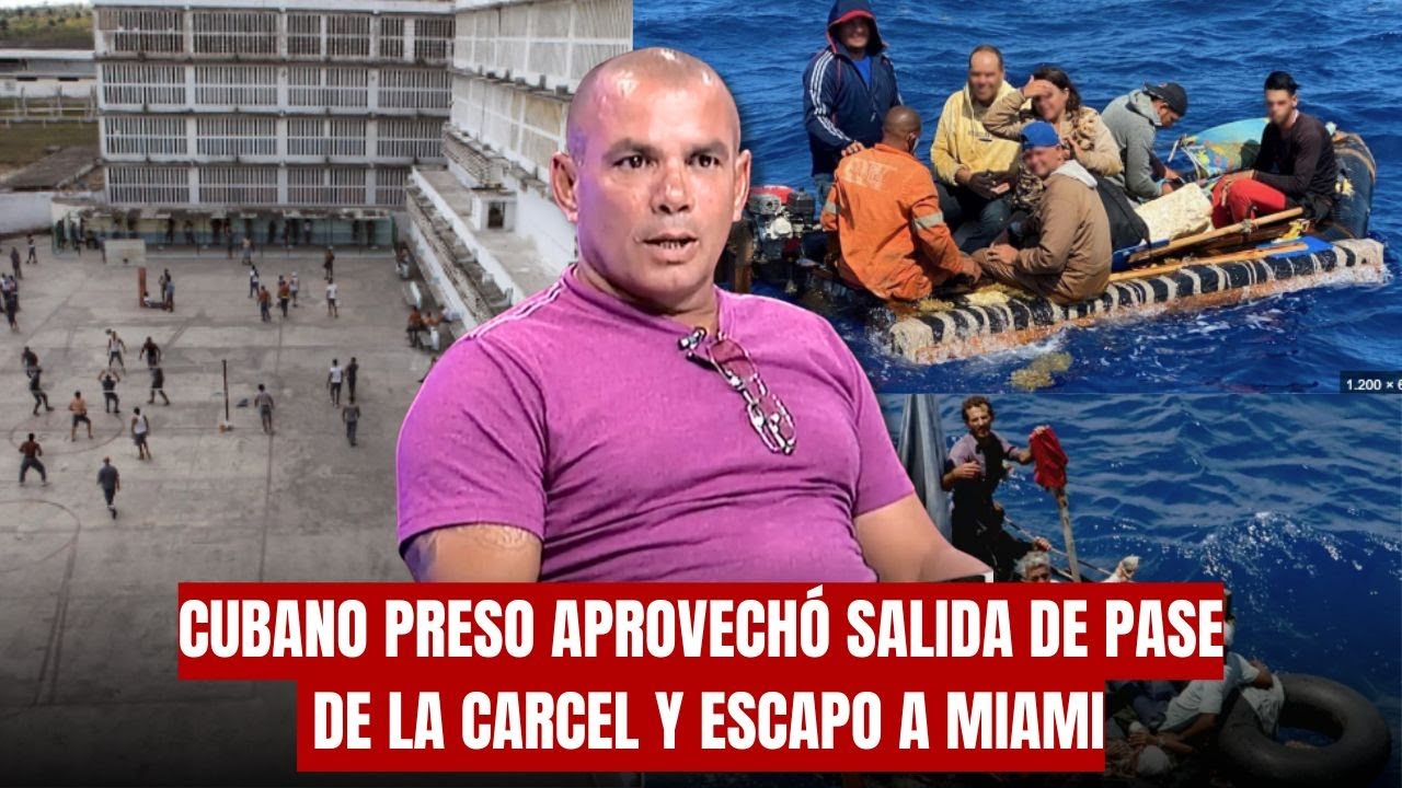 CUBANO PRESO APROVECHÓ SALIDA DE PASE DE LA CARCEL Y ESCAPO A MIAMI
