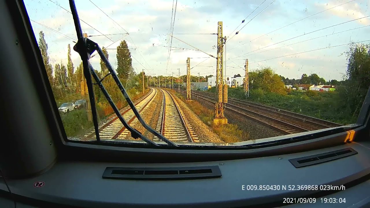 Führerstandsmitfahrt Hannover - Lehrte über S-Bahn