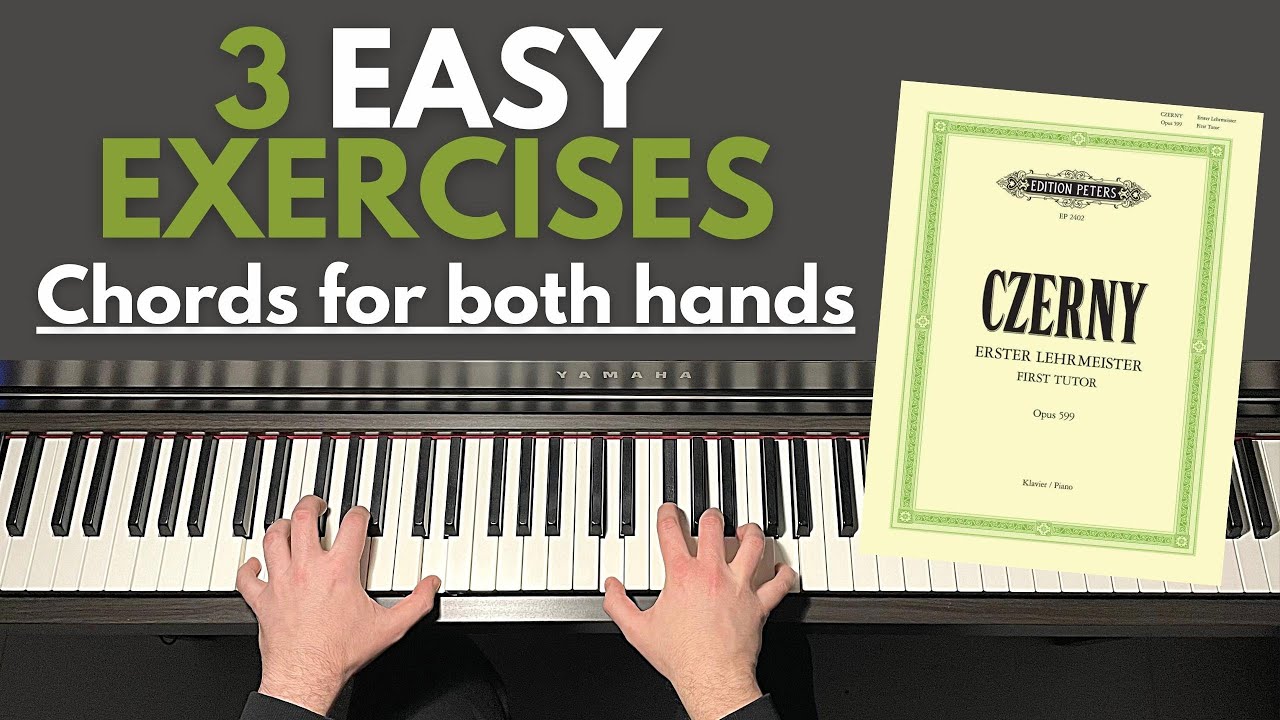3 EASY Exercises for Beginners from Czerny Op.599