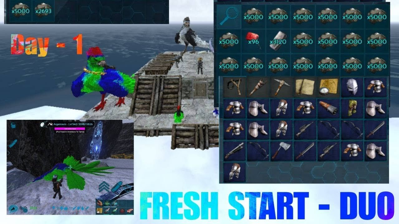Fresh start Duo - Ark Mobile Pvxc server