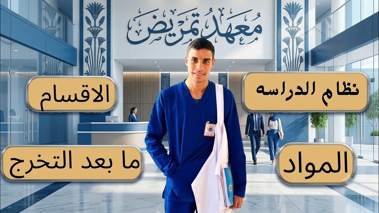 تفاصيل معهد تمريض| المواد وعدد سنين الدراسه وهل تقدر تكمل كليه ولا لا  