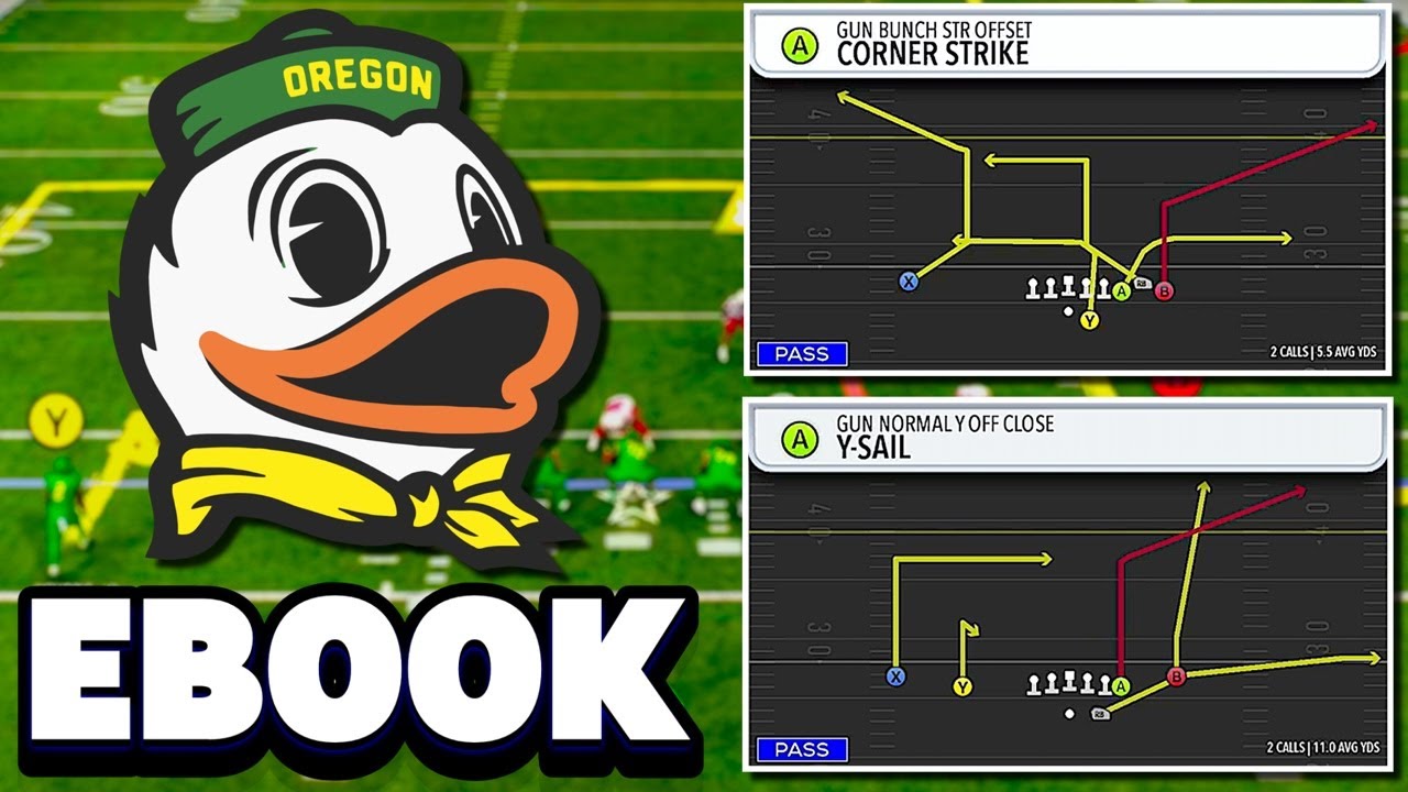 FREE Oregon Offensive EBOOK! Learn The BEST OFFENSE In College Football 26!