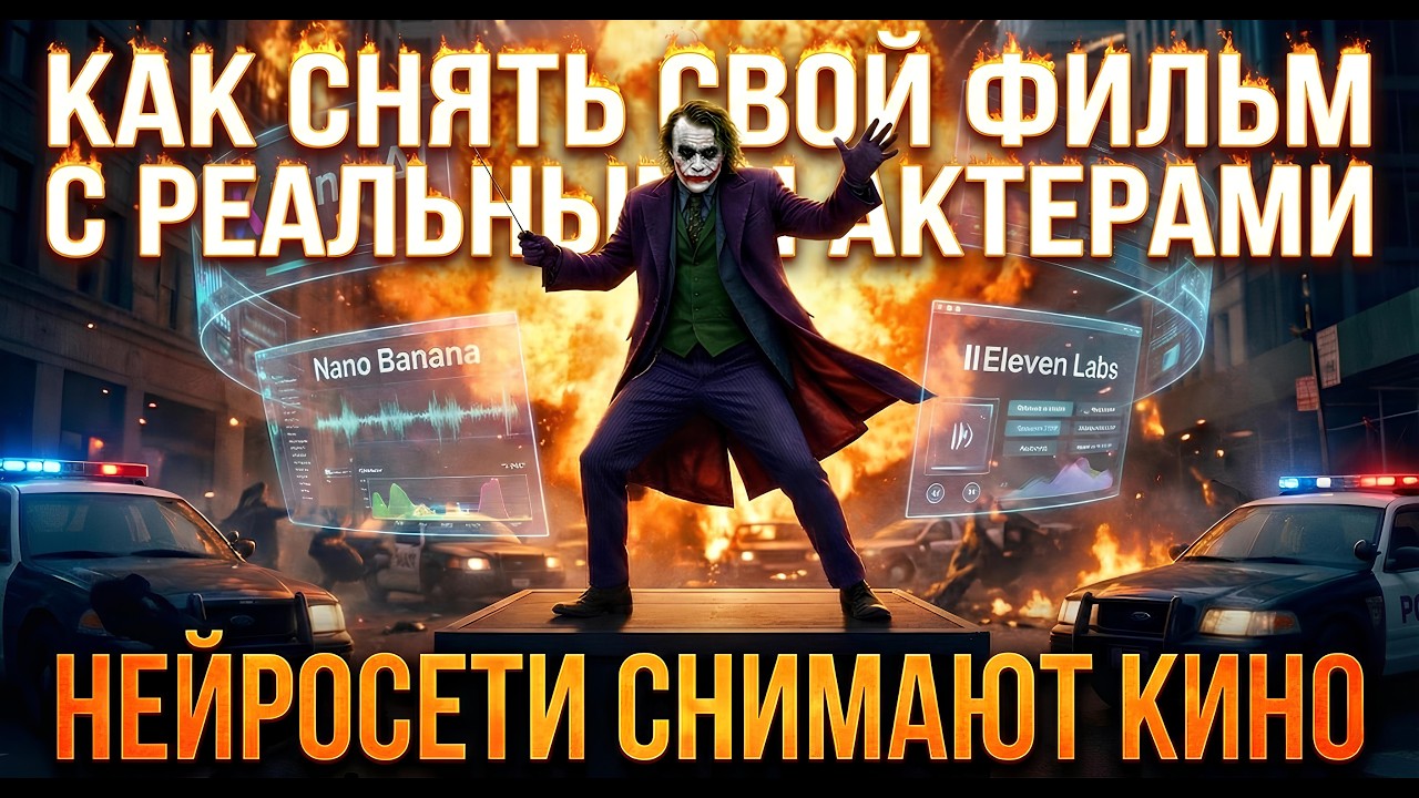 Как создать ИИ Блокбастер дома: Полный гайд по Kling, Motion Control, клонированию голоса и Липсинку