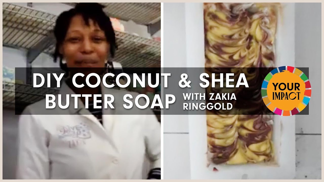 DIY Coconut & Shea Butter Soap Bars