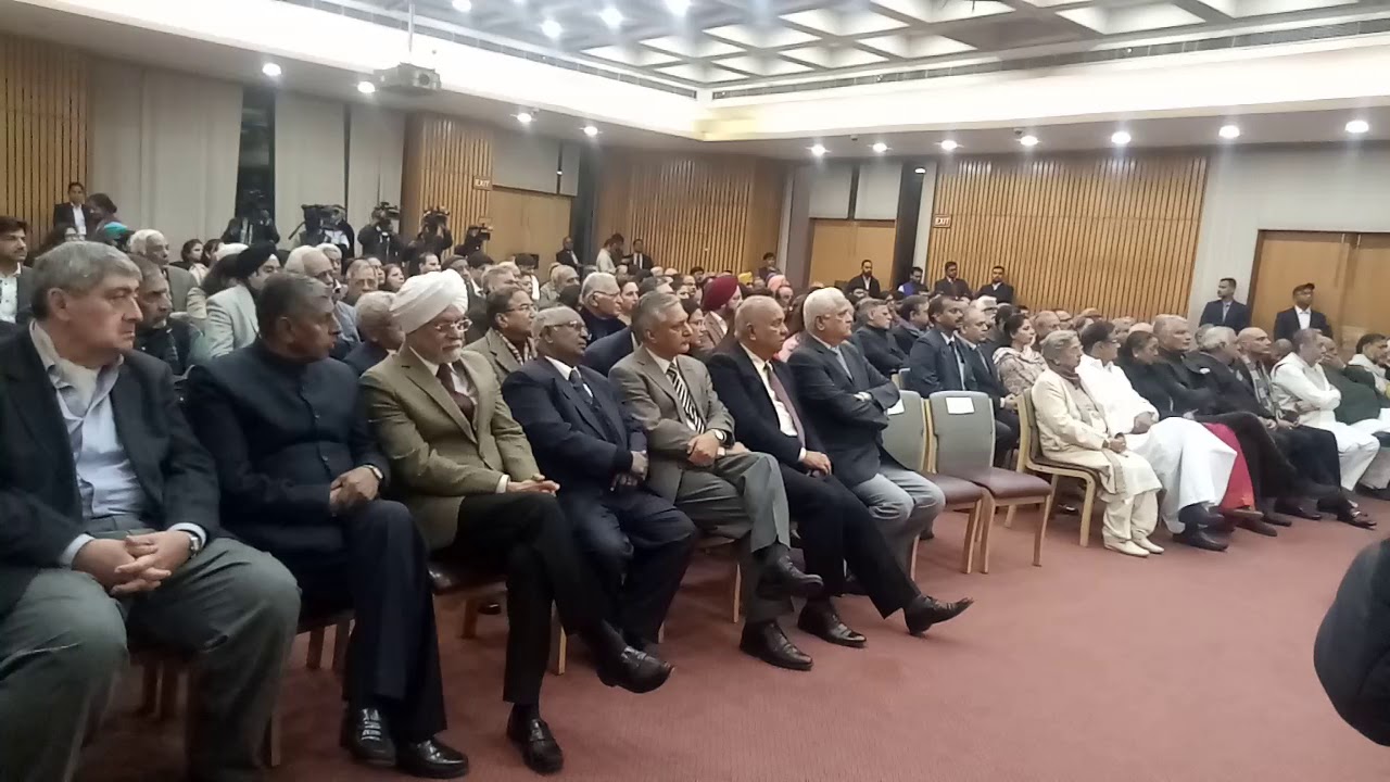 Human Dignity written by Ashwani Kumar Book Launch at IIC in New Delhi on Sunday 19.Jan.2020