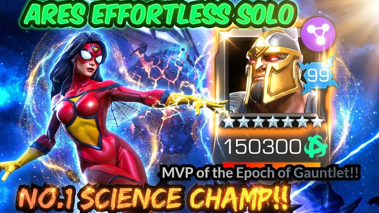 Spider-Woman #Hero Ares Effortless Solo | No.1 Science Champ 🏆 