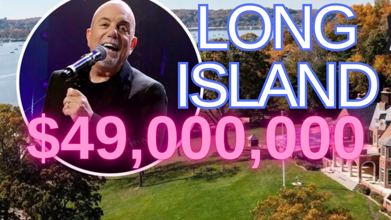 BILLY JOEL HOUSE TOUR | Long Island Home Tour ($49M) Luxury Real Estate | Mansion Tour