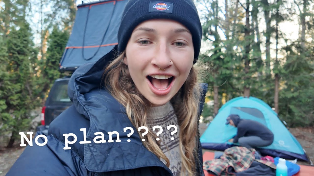 Camping with 3 guys I just met?? |solo female travel vlog|