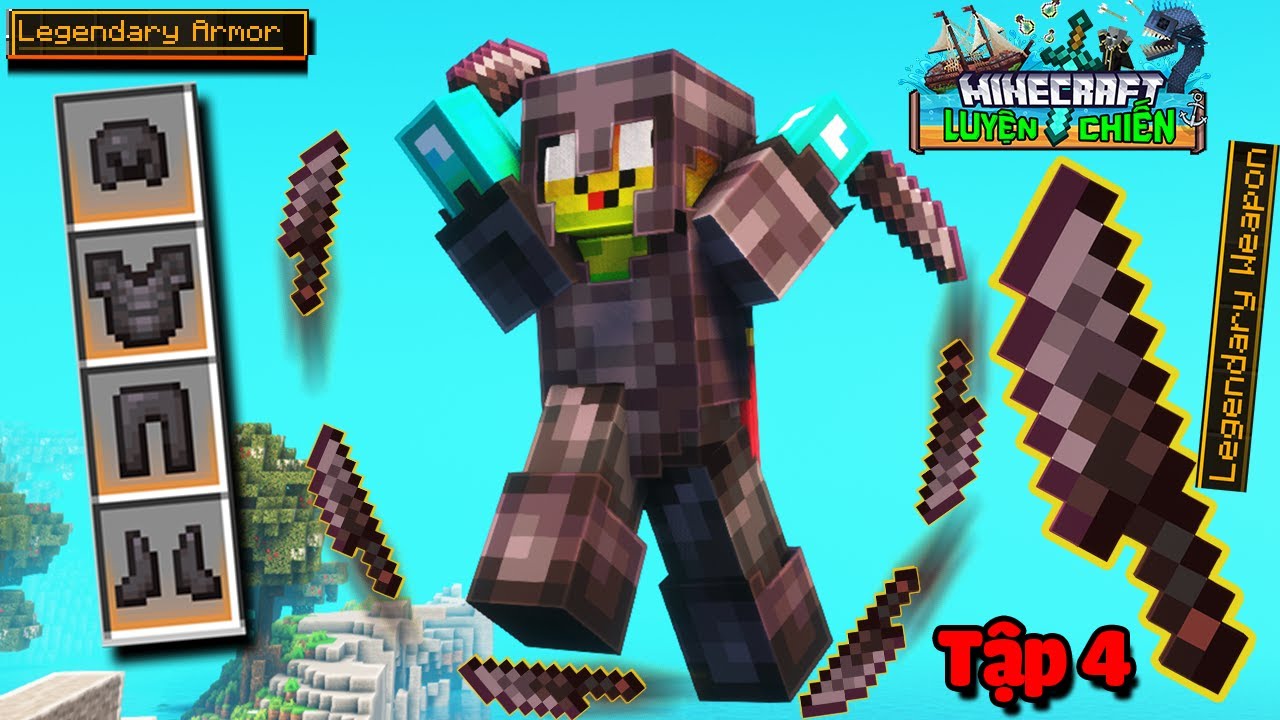 LUYỆN CHIẾN MINECRAFT TẬP 4 : ĐỒ HUYỀN THOẠI VÀ KẾ HOẠCH ĐẺ CON KIẾM TIỀN CỦA NOOB