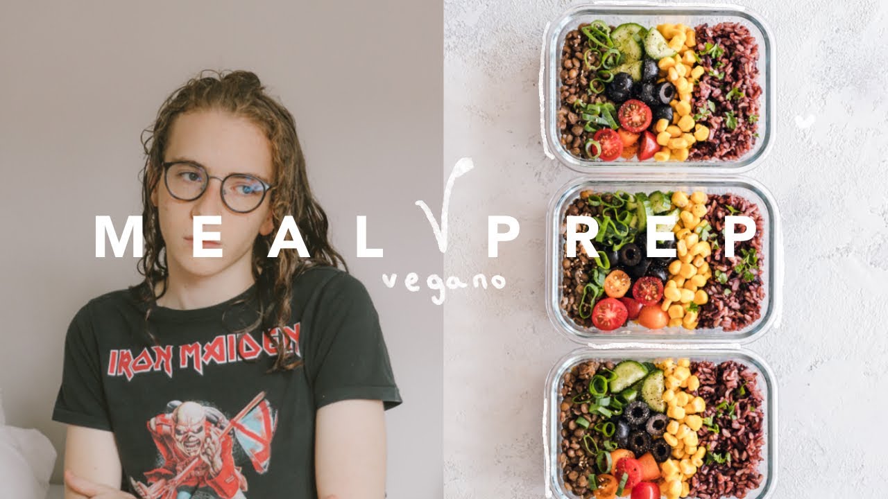 Meal prep vegano 🌱 cómo cocinar vegano y saludable para toda la semana 💪🏼 ideas ✨