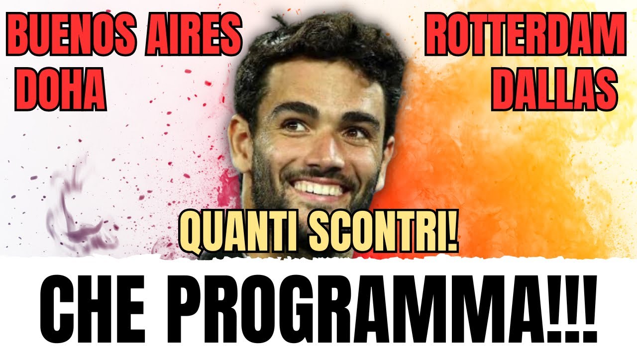 BERRETTINI, COBOLLI, PAOLINI E COCCIARETTO TUTTI IN CAMPO! GRANDI SPERANZE RIPOSTE NEGLI AZZURRI!