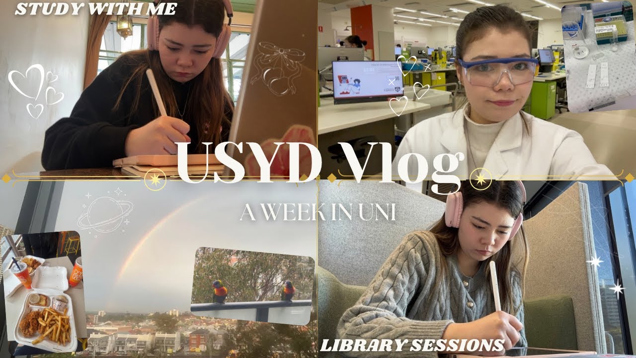 𝐔𝐍𝐈 𝐕𝐥𝐨𝐠 | A Week In Uni | USYD Pharmacy Student | Study With Me 