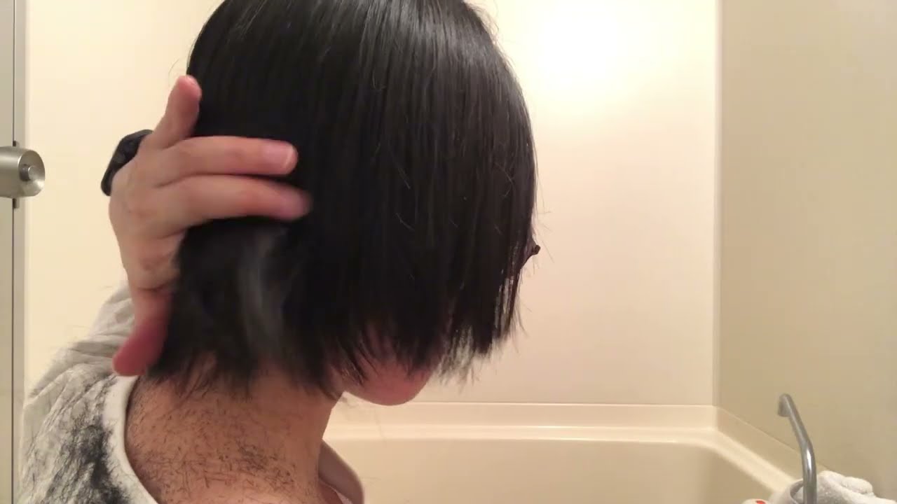 【節約セルフカット④】ショートカット編　バリカンでマニュアル通り完成！Saving Self-Haircut-Short hair version