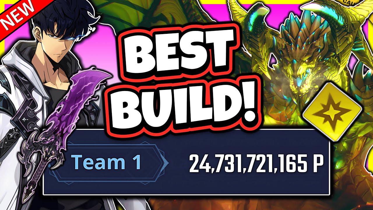 GET TOP 3000 EASY! BEST BUILD! POWER OF DESTRUCTION LIGHT HARD MODE! NEW SKIN [Solo Leveling: Arise]