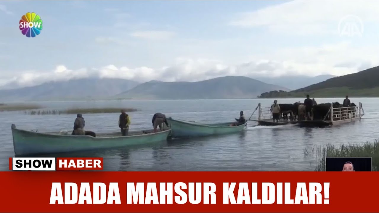 Adada mahsur kaldılar!